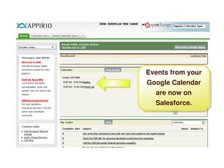 Salesforce and Google Calendar