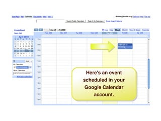 Salesforce and Google Calendar