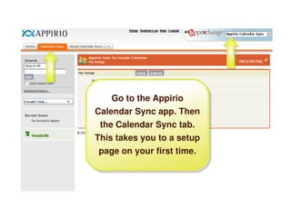Salesforce and Google Calendar