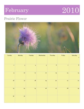 Photo Calendar Template