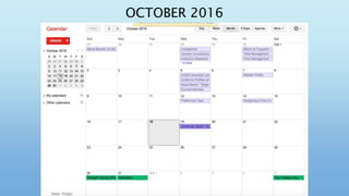 OCTOBER 2016
 