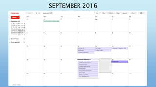 SEPTEMBER 2016
 