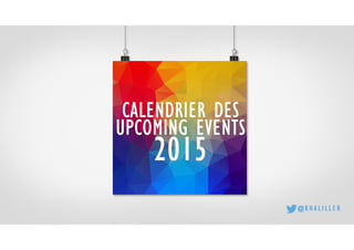 Calendrier des Up-Coming Events 2015 en Tunisie