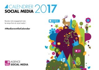 Calendrier social media 2017 !
