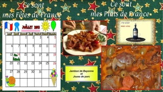 Jambon de Bayonne
et
Joues de porc
 