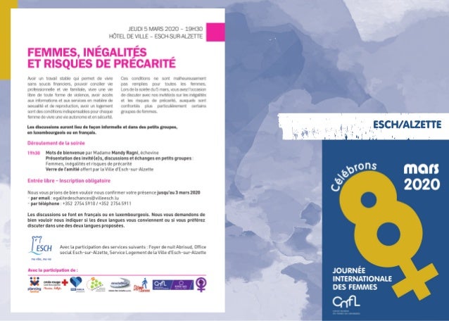 Calendrier 8 mars