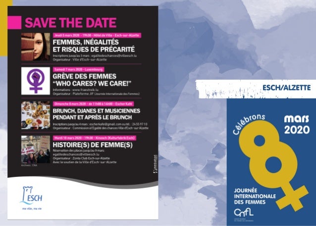 Calendrier 8 mars
