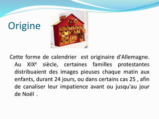 Calendrier De L'Avent : Définition Et Origine : Calendrier De L'Avent