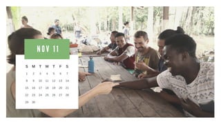 N O V 1 1
S M T W T F S
4 5 6 7
8
1
9
2
10
3
11 12 13 14
15 16 17 18 19 20 21
22 23 24 25 26 27 28
29 30
 