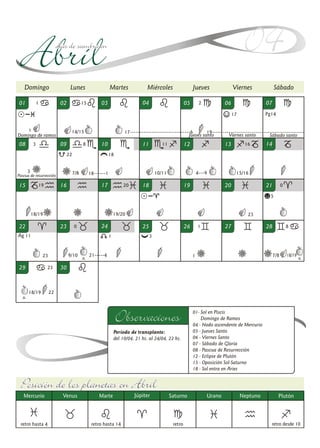 Calendário biodinâmico 2012