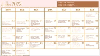 01
02
SEG TER QUA QUI SEX SÁB
DOM
Julho 2023
03 04 05 06 07 08
09 10 11 12 13 14 15
16 17 18 19 20 21 22
23 24 26 27 28 29
30
25
31
20/07 - DIA DO AMIGO
26/07 - DIA DOS AVÓS
27/07 - DIA DO PEDIATRA
C A R R O S S E L O U
R E E L S C O M O S
P E D I D O S D O M Ê S
POSTE UM MEME
SOBRE
MATERNIDADE
(ABUSE DO REELS)
POSTE UM MEME
SOBRE
MATERNIDADE
(ABUSE DO REELS)
POSTE UM MEME
SOBRE
MATERNIDADE
(ABUSE DO REELS)
POSTE UM MEME
SOBRE
MATERNIDADE
(ABUSE DO REELS)
POST SOBRE
GRAVIDEZ -
FRASE/CUIDADOS
POSTE UMA FOTO
DE UMA CLIENTE
USANDO SEU LAÇO
POSTE UMA FOTO
DE UMA CLIENTE
USANDO SEU LAÇO
POSTE UM
FEEDBACK DE
CLIENTE (PODE
SER CARROSSEL
COM VÁRIOS)
POSTE UM
FEEDBACK DE
CLIENTE (PODE
SER CARROSSEL
COM VÁRIOS)
F R A S E
M A T E R N I D A D E
F R A S E
M A T E R N I D A D E
PUBLIQUE UMA
OFERTA OU ALGO
DO SEU
SEGMENTADO
VÁLIDO APENAS
HOJE
RESPONDA AS
PERGUNTAS QUE
VOCÊ MAIS
RECEBE DOS SEUS
SEGUIDORES/CLIE
NTES
DIA DO AMIGO
FAÇA UM POST
CELEBRANDO
DIA DOS AVÓS
FAÇA UM POST
CPARABENIZANDO
DIA DO PEDIATRA
FAÇA UM POST
PARABENIZANDO
OS PEDIATRAS
DICAS DE LAÇOS
PARA MENINAS DE
2 A 6 ANOS
DICAS DE
BRINCADEIRAS
NAS FÉRIAS DE
INVERNO
REELS DO
PROCESSO DE
PRODUÇÃO
REELS DO
PROCESSO DE
EMBALAR UM
PEDIDO
5 M A N E I R A S D E
U S A R U M L A Ç O
COMO VOCÊ PODE
ENCOMENDAR
NOSSOS LAÇOS?
3 MOTIVOS PARA
COMPRAR UM
PRODUTO
ARTESANAL
FOTO OU VÍDEO
DO SEU DIA-A-DIA
DE TRABALHO POR
DETRÁS DOS
BASTIDORES
POSTE UM TUTORIAL
PASSO A PASSO SOBRE
COMO FAZER UM
PENTEADO SIMPLES E
PRÁTICO.
M O S T R E S E U
E S P A Ç O D E
T R A B A L H O
POSTE ALGO
COMPLETAMENTE
ALEATÓRIO (TIPO UMA
RECEITA DE BOLO) QUE
SUA FILHA AMA. OU DICA
DE COMO MONTAR A
LANCHEIRA DA SUA FILHA.
FAÇA UMA LISTA
MOSTRANDO A
MAIOR QUANTIDADE
POSSÍVEL DE
BENEFÍCIOS DO SEU
PRODUTO.
EXPLIQUE PARA AS
PESSOAS COMO
FUNCIONA O SEU
PROCESSO DE
CRIAÇÃO DOS
PRODUTOS.
ESCOLHA APENAS
UMA
CARACTERÍSTICA DO
SEU PRODUTO OU
SERVIÇO E FALE
SOBRE ELA.
Licensed to Maria Rejane da Silva - daniellessrodrigues@gmail.com - HP154616727729617
 