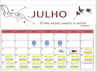 Reunião de Pais
SARAU
LITERÁRIO
 