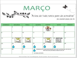 ABERTURA
RODA DE
LEITORES
 