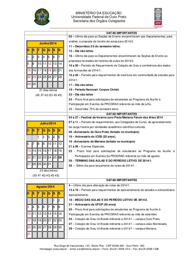 Cursos ufop