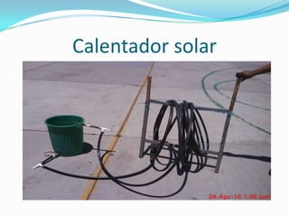 Calentador solar 