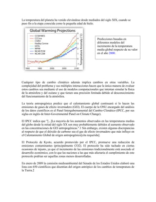 Calentamiento Global