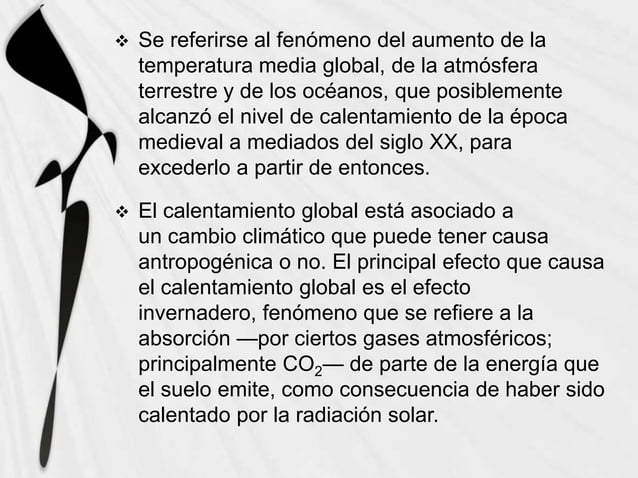 Calentamiento global | PPSX | Geography | Science