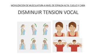 calentamiento vocal contribuye a la salud de voz | PPTX