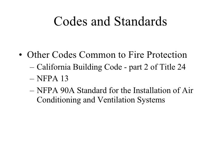 California Firecodes