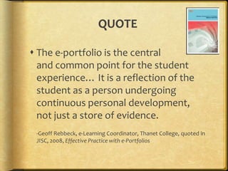 Reflective Questions that tie the Past to the Future