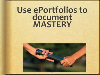 Developmental PlansK-2– no individual student accounts & Class Portfolios Grades 3-5 – Individual student accounts & Level 1 portfolios with introduction to ReflectionGrades 6-8 – Individual student accounts & Level 2 portfolios (Collection + Reflection)Grades 9-12 – Individual student accounts & Level 3 portfolios (Selection & Presentation)