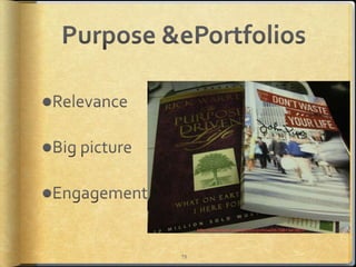 Timeline54Level 1: CollectionLevel 2: Collection + ReflectionLevel 3: Selection + Presentation