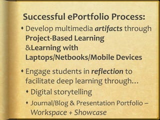  dialogue about learning artifacts/reflections