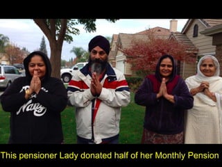 This pensioner Lady donated half of her Monthly Pension
 