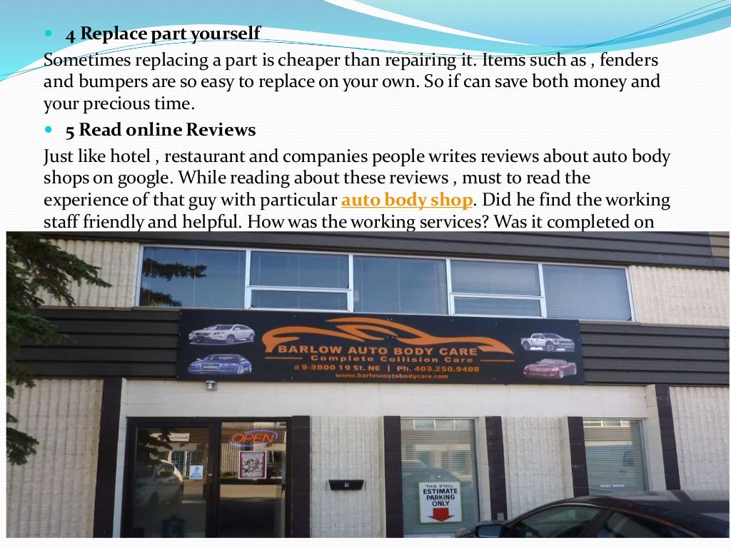 Calgary auto body shop