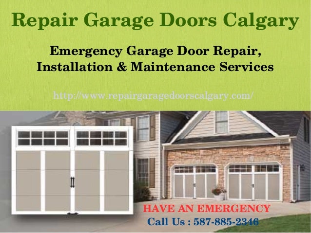 Calgary Garage Door Repair Services Repair Garage Doors