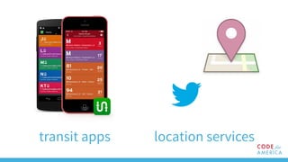 transit apps location services
 