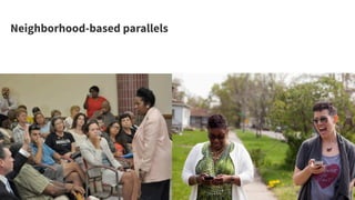 Neighborhood-based parallels
 