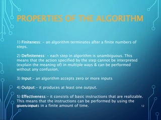 C program execution and algorithm | PPT