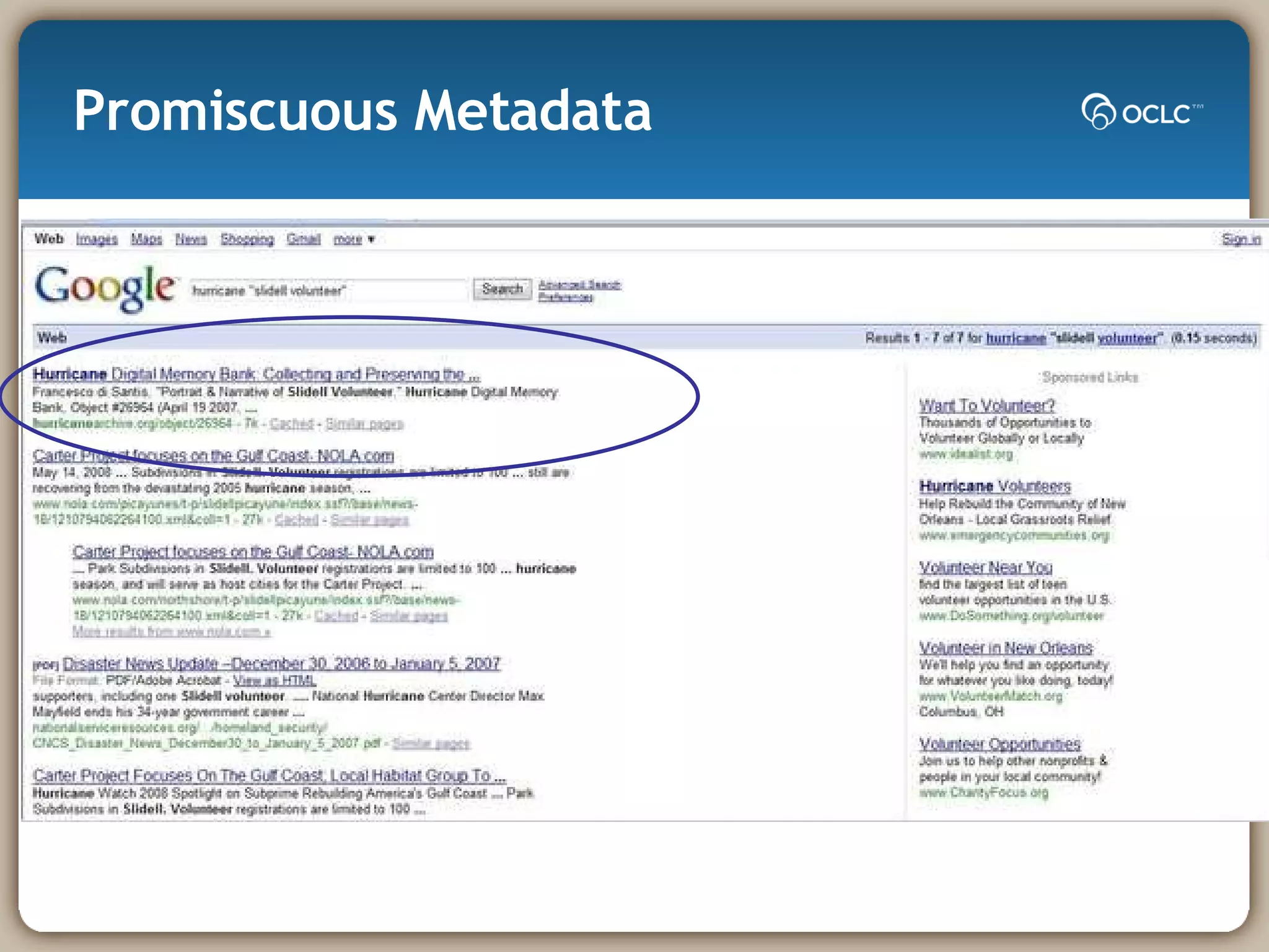 Promiscuous Metadata 