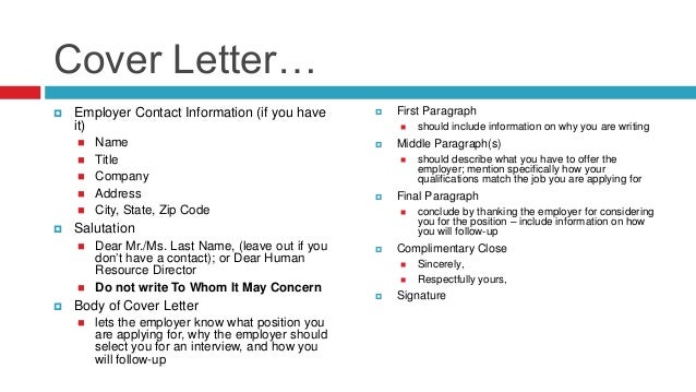 Do employers read the cover letter for resume first