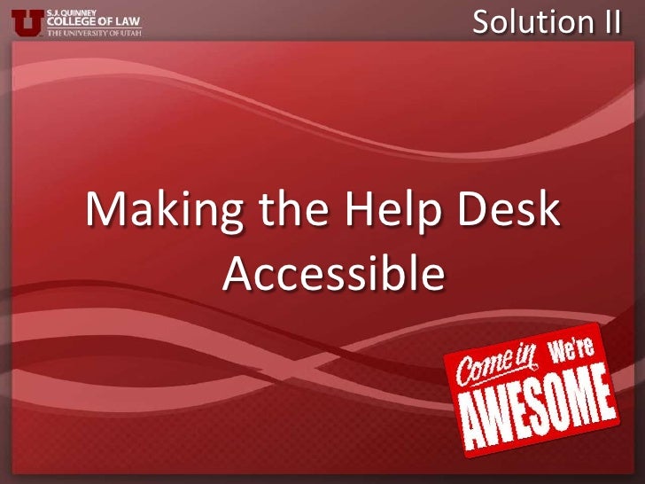 Help Desk Management Multimedia