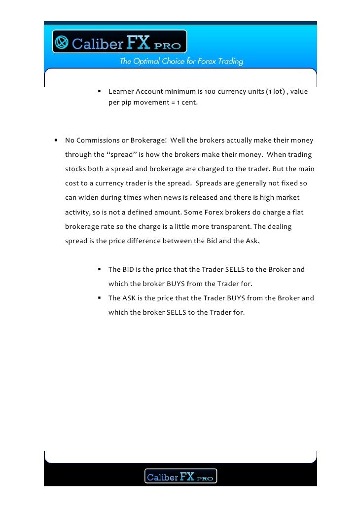 How To Forex Trade With Sucess Caliber Fx Pro System Manual - 