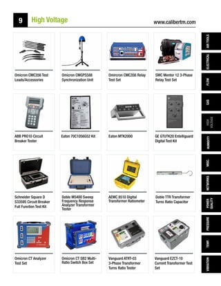Caliber Test & MEasurement Rental Catalog | PDF