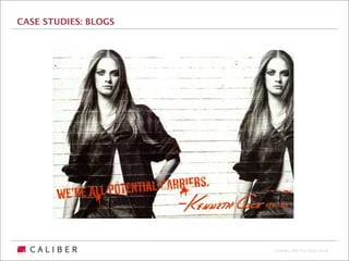 CASE STUDIES: BLOGS




                      Copyright 2009 The Caliber Group
 