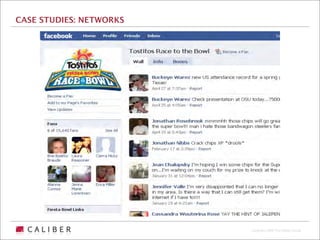 CASE STUDIES: NETWORKS




                         Copyright 2009 The Caliber Group
 
