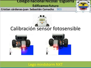 Calibración sensor fotosensible
 