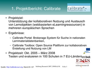Calibrate Validation Austria - Meeting in Eisenstadt