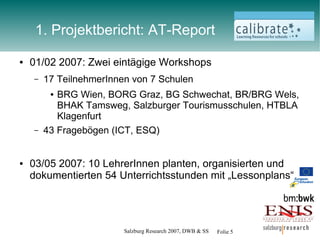 Calibrate Validation Austria - Meeting in Eisenstadt