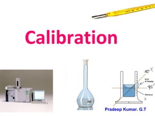 Calibration


         Pradeep Kumar. G.T
 