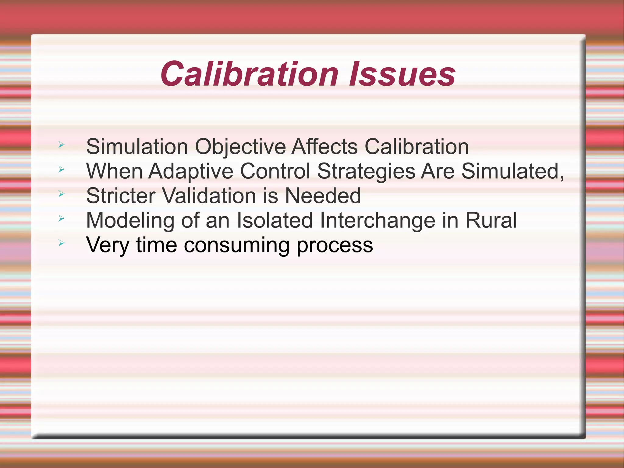Calibration and validation model (Simulation ) | PPT