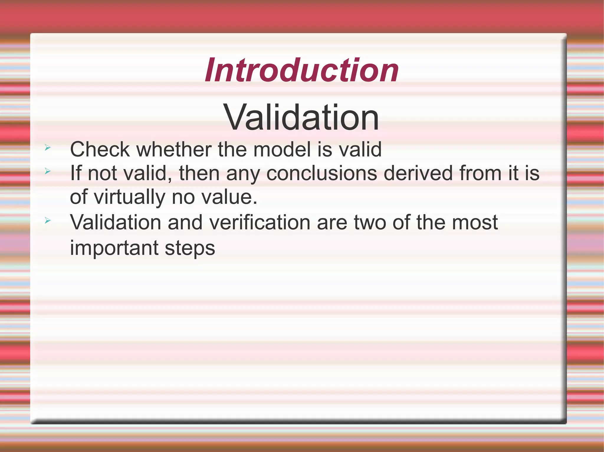 Calibration and validation model (Simulation ) | PPT