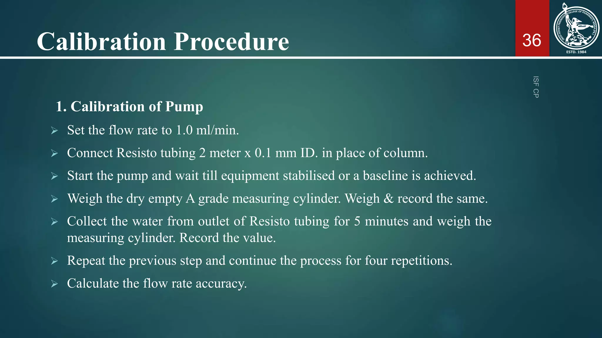 Calibration and Qualification of Analytical Instruments | PPTX