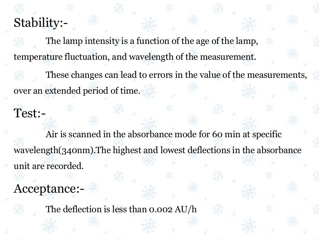 Calibration and validation of analytical instruments