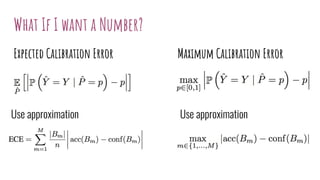 Calibration of ML Models - pycon | PPT