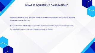 Why is Equipment a Calibration Necessary | PDF